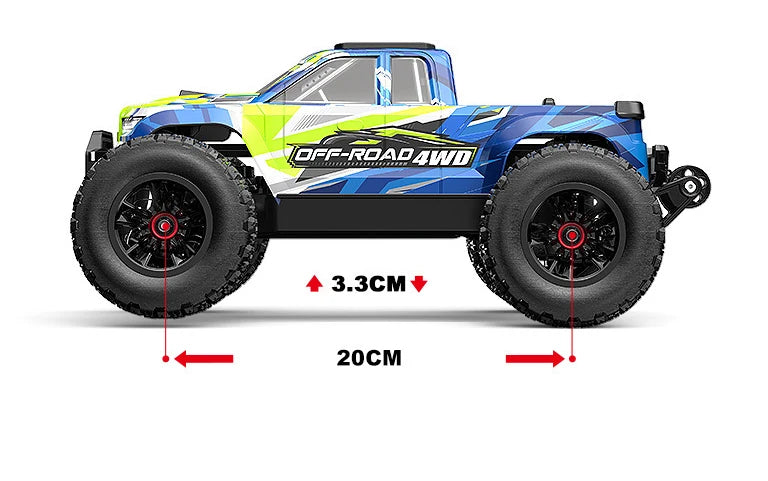 MJX 14207 1/14 4WD 2.4G RC Car 55KM/H Brushless Drift Vehicle Racing Car Remote Control Car Off-Road Truck Toys