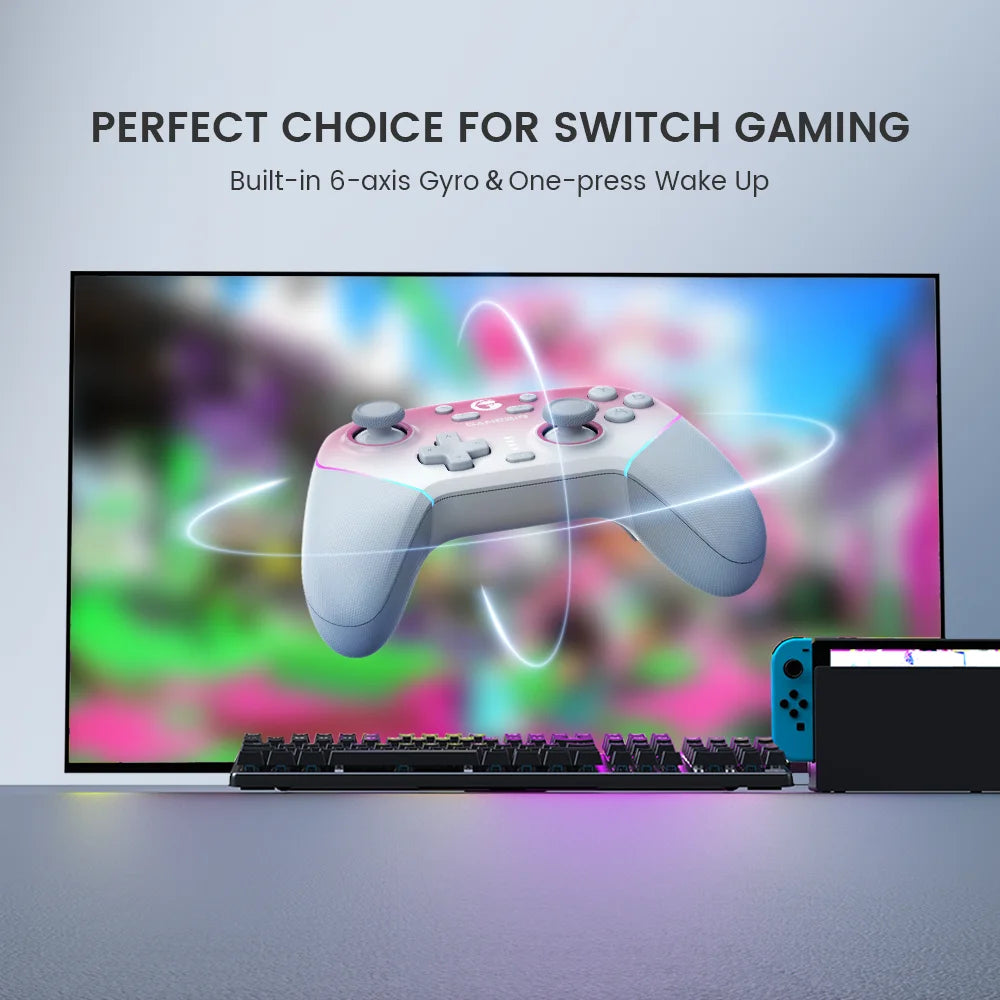 GameSir Super Nova Multi-Platform Gaming Controller - Bluetooth/Wired/2.4G Wireless, RGB, Hall Effect for Switch/PC/Android/iOS