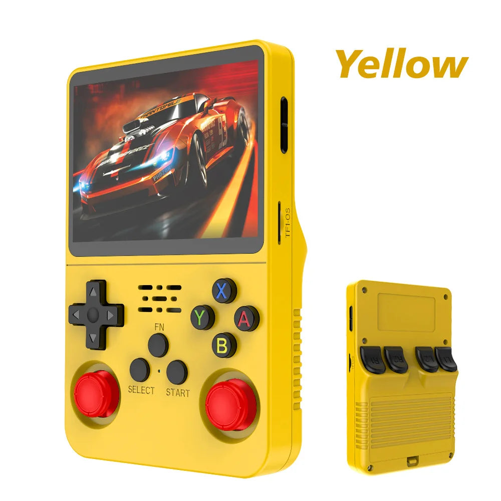 Original R36S Retro Handheld Video Game Console Linux System 3.5 Inch IPS Screen R35s Pro Portable Pocket Video Player 64GB Games 1G Ram