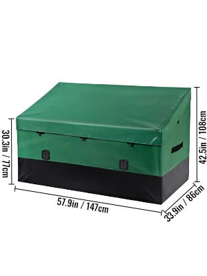 SucceBuy Outdoor Storage Box Patio Deck Box 230 Gallon Waterproof PE Tarpaulin Patio & Garden Furniture Home & Garden