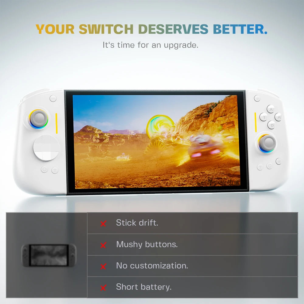 NYXI Hyperion 3 Wireless JoyPad for Switch 2 WHITE