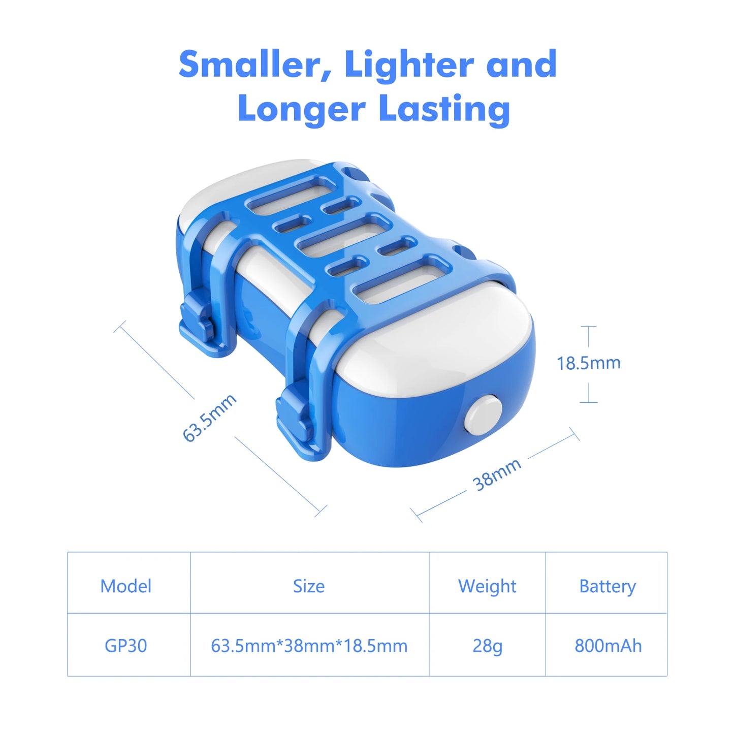 GPS Pet Tracker for Dogs Cats Built-in IoT Sim WiFi Tracking Unlimited Distance QR Code Anti-Lost Locator, Subscription Required