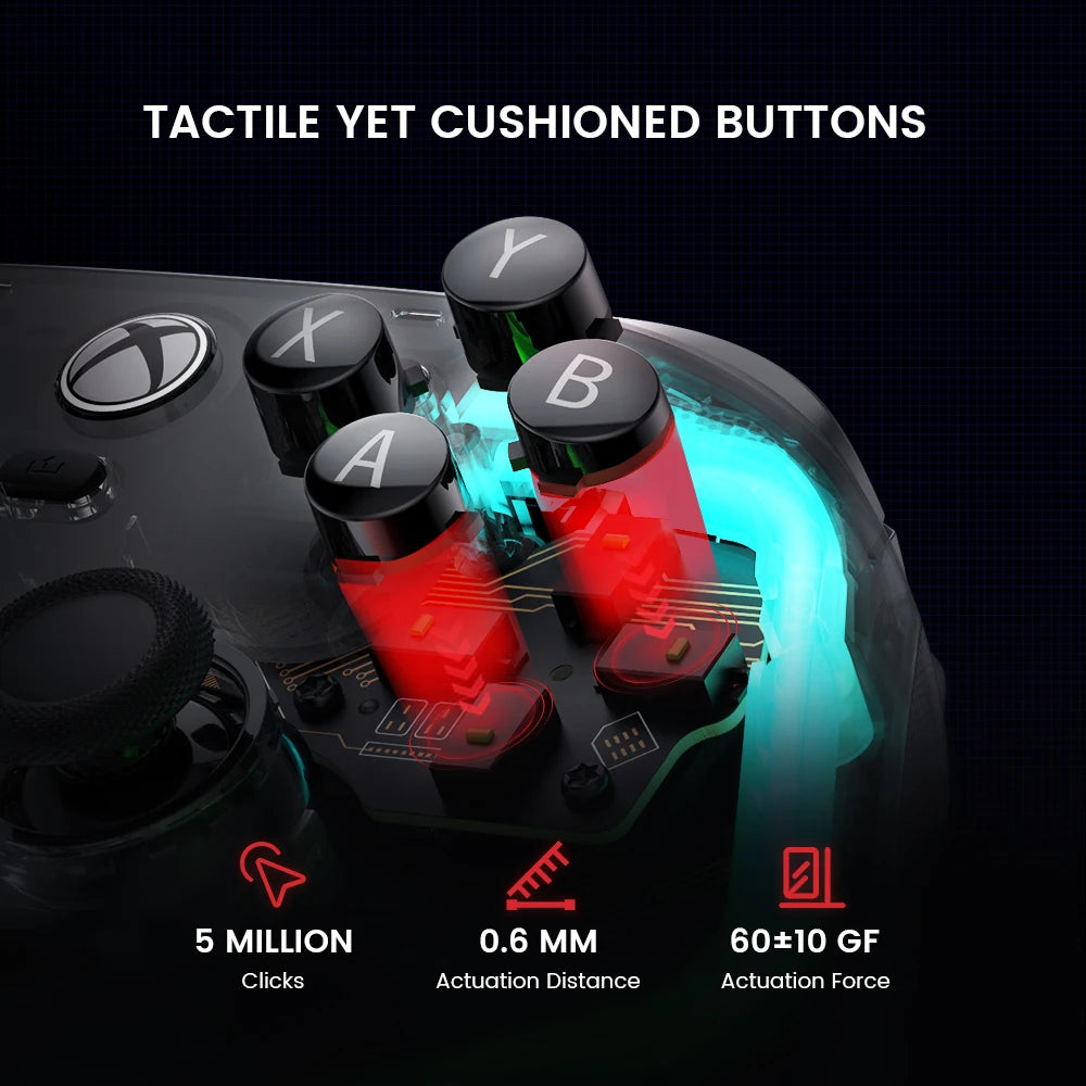 GameSir Kaleid Flux Xbox Controller Hall Effect Gamepad for Xbox Series X, Xbox Series S, Xbox One Game Console PC Joystick