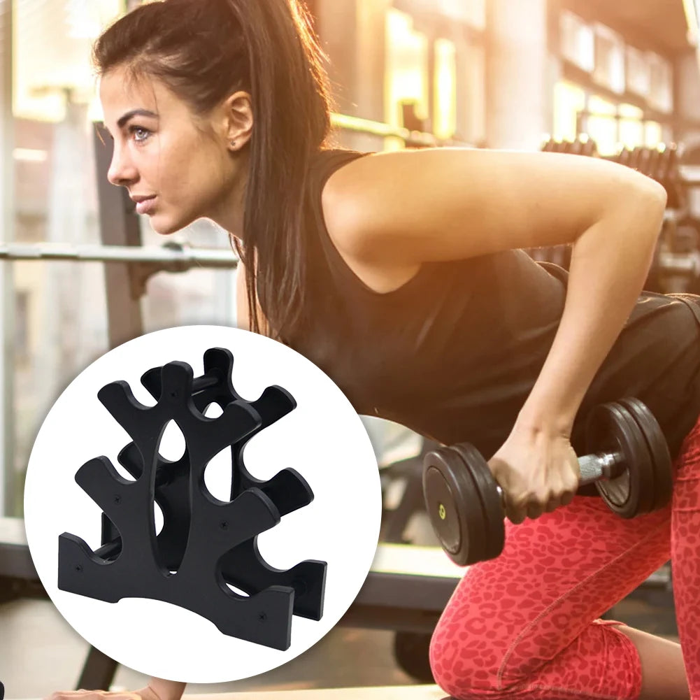 Dumbbell Rack 3 Tier Weight Storage Organizer Compact Weight Rack for Dumbbells Small for Home Gym Organization