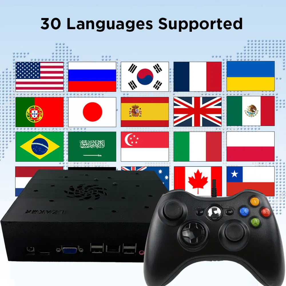 Plug&Play on TV Retro Gaming Device Loaded 70000+ Games for Wii PS2 DC PSP NGC N64 500G X8 Console Win11 Children's Gift