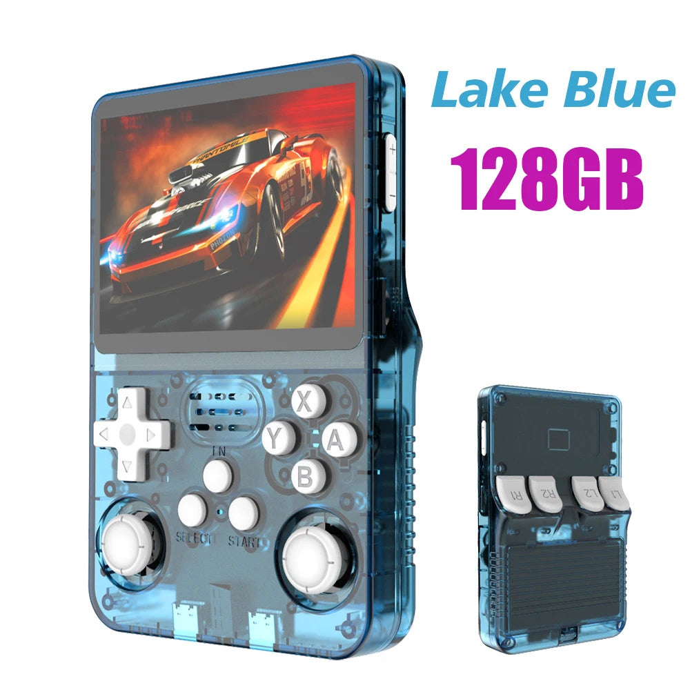 Original R36S Retro Handheld Video Game Console Linux System 3.5 Inch IPS Screen R35s Pro Portable Pocket Video Player 64GB Games 1G Ram