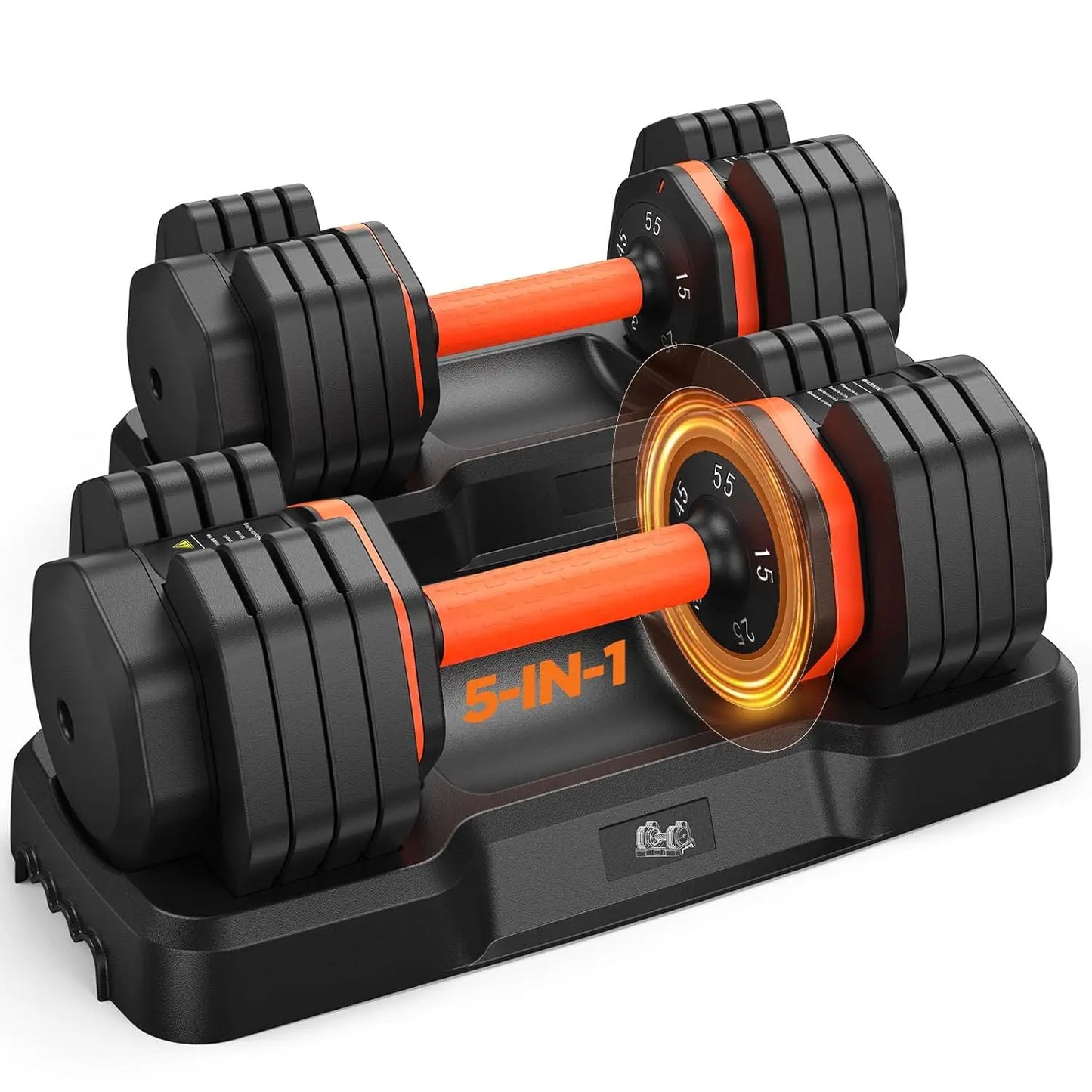 2026 FDB2 Updated Pair Adjustable Dumbbells, Available in 25/50/55/110lbs, Comes with Storage Box, Customized