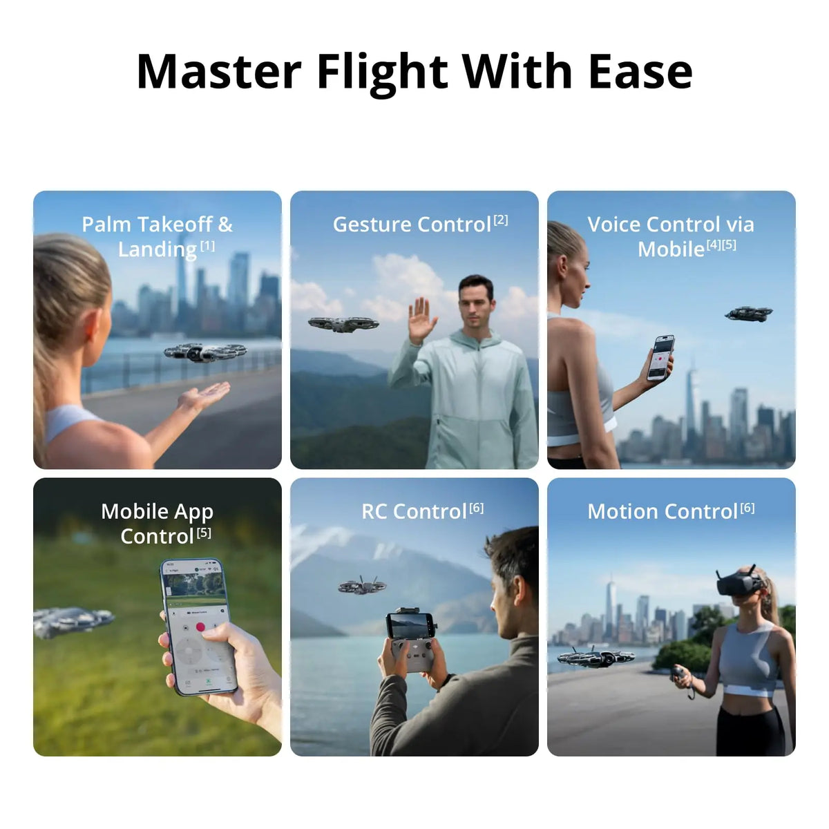 Neo 2 Fly More Combo (Drone Only) 4K Camera Drones With A Camera Drone 4k Professional Palm Takeoff & Landing Gesture Control