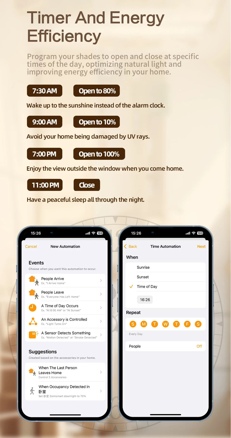 Matter Thread Smart Roller Shade Driver Built-in Battery Knob Control Work with Homekit Alexa Google Home Smartthings