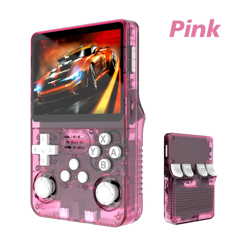 Original R36S Retro Handheld Video Game Console Linux System 3.5 Inch IPS Screen R35s Pro Portable Pocket Video Player 64GB Games 1G Ram