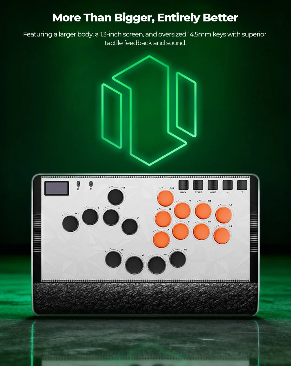 C-AT Magnetic Leverless Hitbox Controller Stickless Arcade Controller Keyboard For PC/PS4/PS5/Switch Hitbox Fightstick