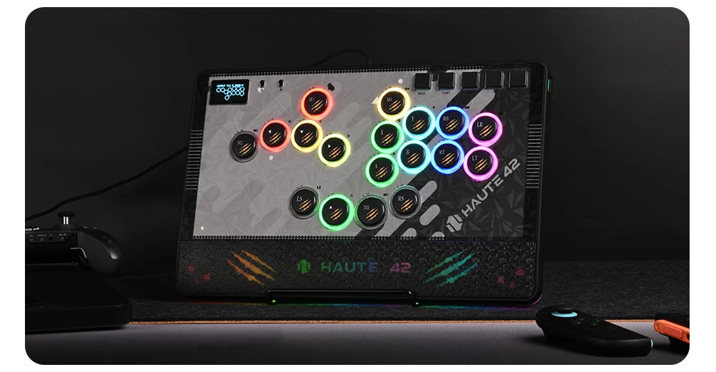 C-AT Magnetic Leverless Hitbox Controller Stickless Arcade Controller Keyboard For PC/PS4/PS5/Switch Hitbox Fightstick
