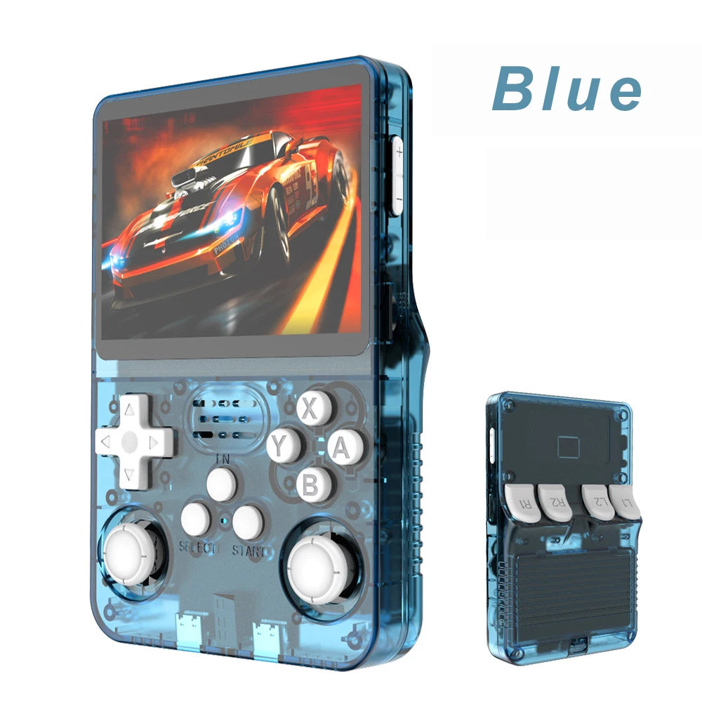 Original R36S Retro Handheld Video Game Console Linux System 3.5 Inch IPS Screen R35s Pro Portable Pocket Video Player 64GB Games 1G Ram
