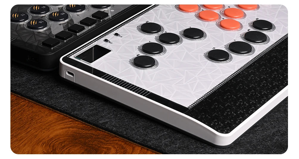 C-AT Magnetic Leverless Hitbox Controller Stickless Arcade Controller Keyboard For PC/PS4/PS5/Switch Hitbox Fightstick