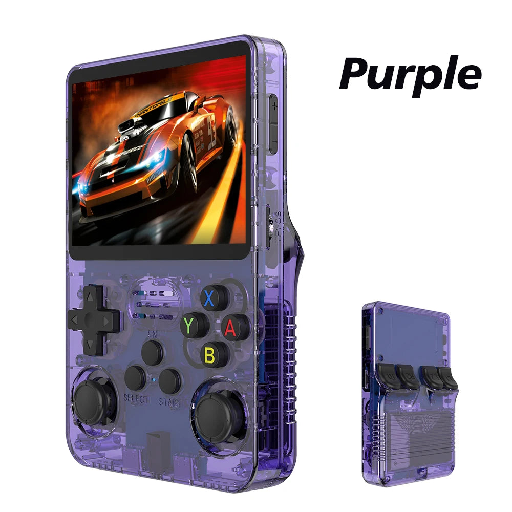 Original R36S Retro Handheld Video Game Console Linux System 3.5 Inch IPS Screen R35s Pro Portable Pocket Video Player 64GB Games 1G Ram