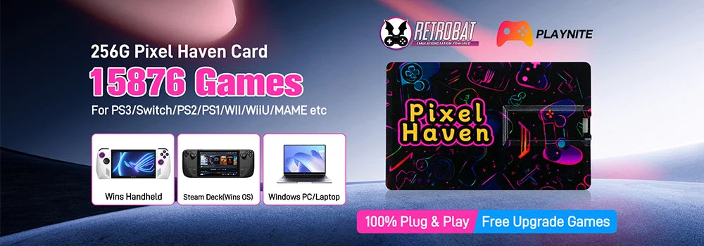 1TB Game TF Card for Steam Deck/Wins Handheld Latest Batocera 39 OS Retro Game Console with 61200 Games for PS3/PS2/PS1/PSP/MAME
