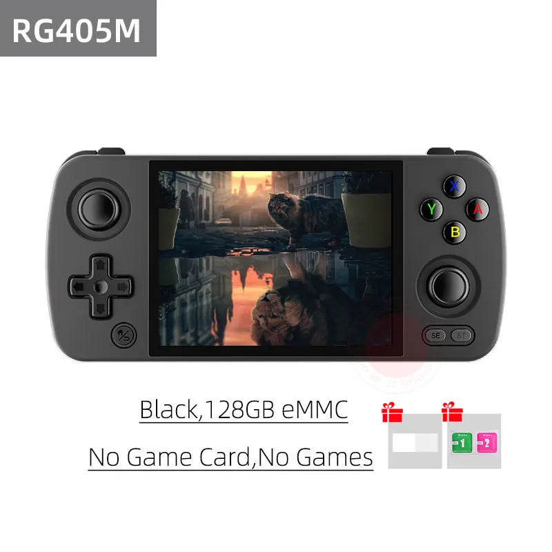RG405M Metal Handheld Game Console Android 12 System Unisoc Tiger T618 4 Inch IPS Screen Game Player Support OTA Update