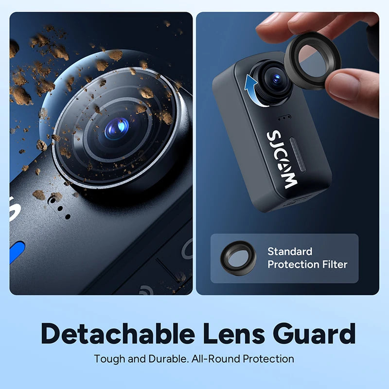 SJCAM C110+ 4K 30fps Action Camera Mini Cam 30m Waterproof with Case Fast Shipping Sports Cam Magnetic Set DE USA Shipping