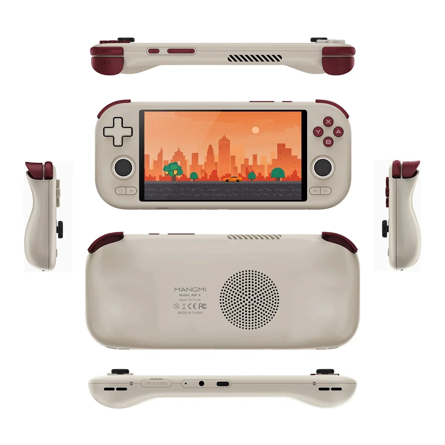 MANGMI AIR X Handheld Game Console Snapdragon 662 5.5'' Touchscreen Android 14 Active Cooling Fan 15W Fast Charging RGB