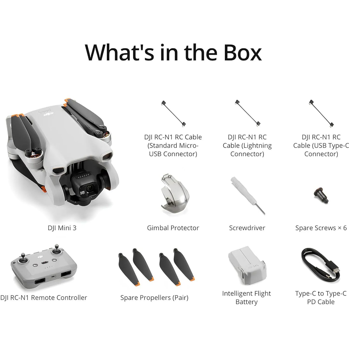 Refurbish DJI Mini 3 Drones with Camera for Adults 4K