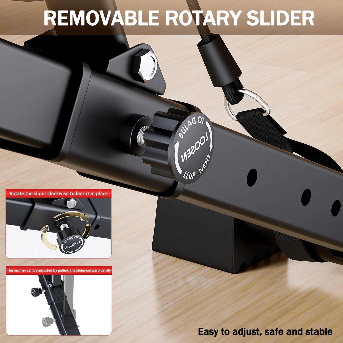 Weight Bench for Full Body Workout Multifunctional Strength Training Dumbbell Bench Press Adjustable Foldable 1000 lbs Capacity