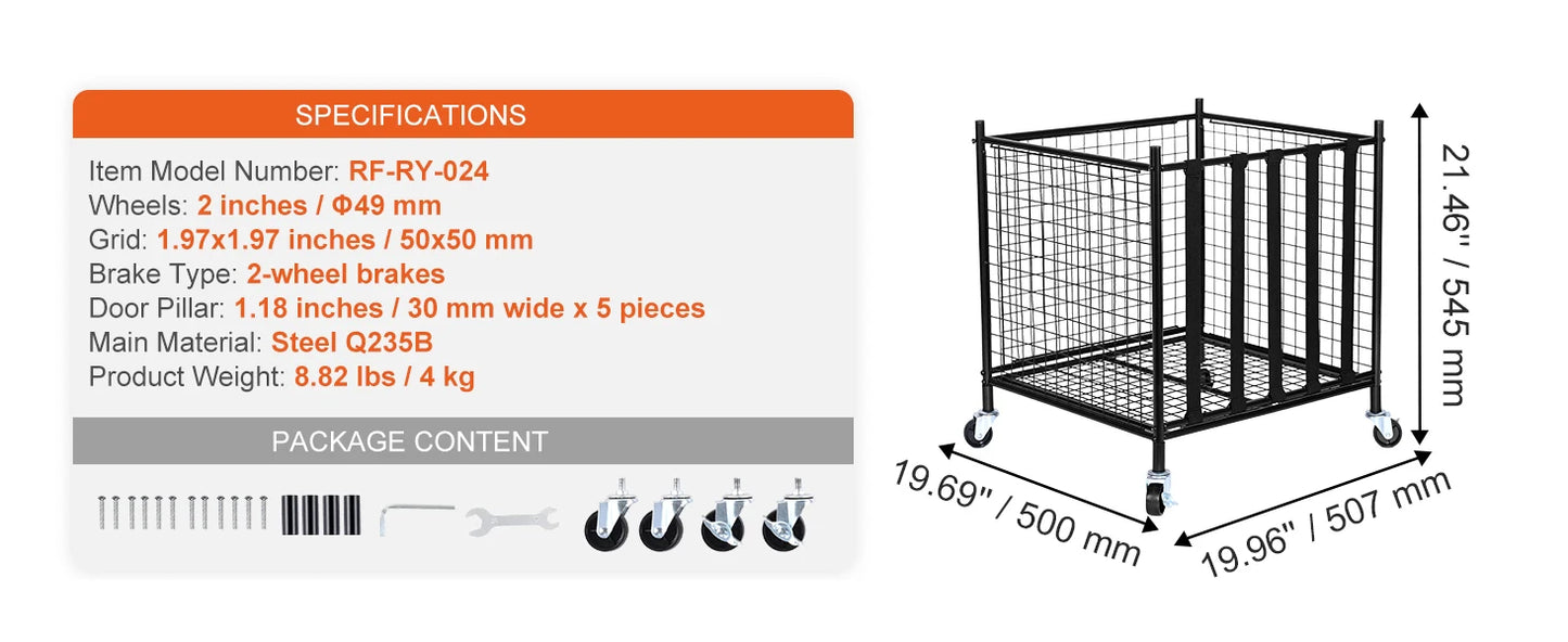 SucceBuy Rolling Sports Ball Storage Cart Sport Equipment for Indoor Outdoor Steel Storage Rack for Garages Gym and Schools