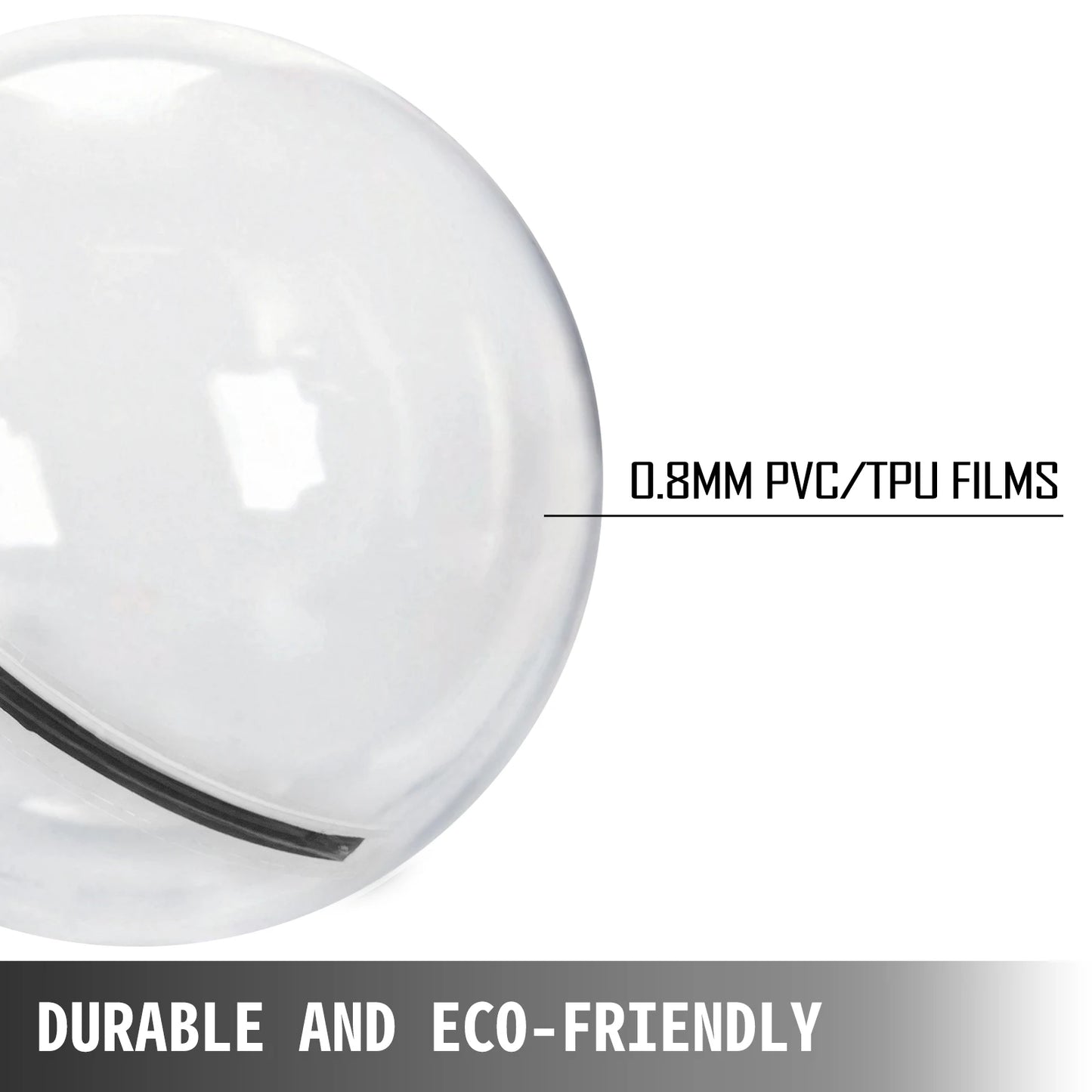 SucceBuy 2M Water Walking Ball with Air Blower Pump Inflatable PVC Zorb Ball Waterproof for Amusement Park Swimming Pool