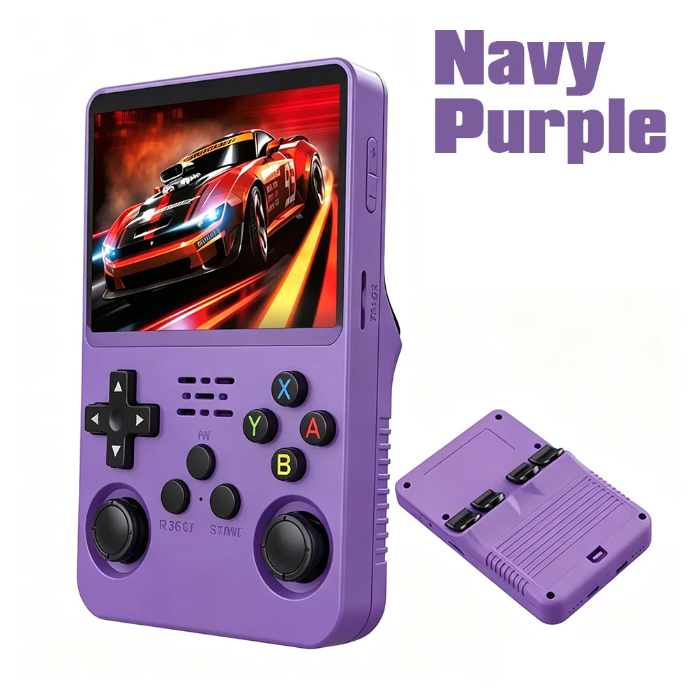 Original R36S Retro Handheld Video Game Console Linux System 3.5 Inch IPS Screen R35s Pro Portable Pocket Video Player 64GB Games 1G Ram