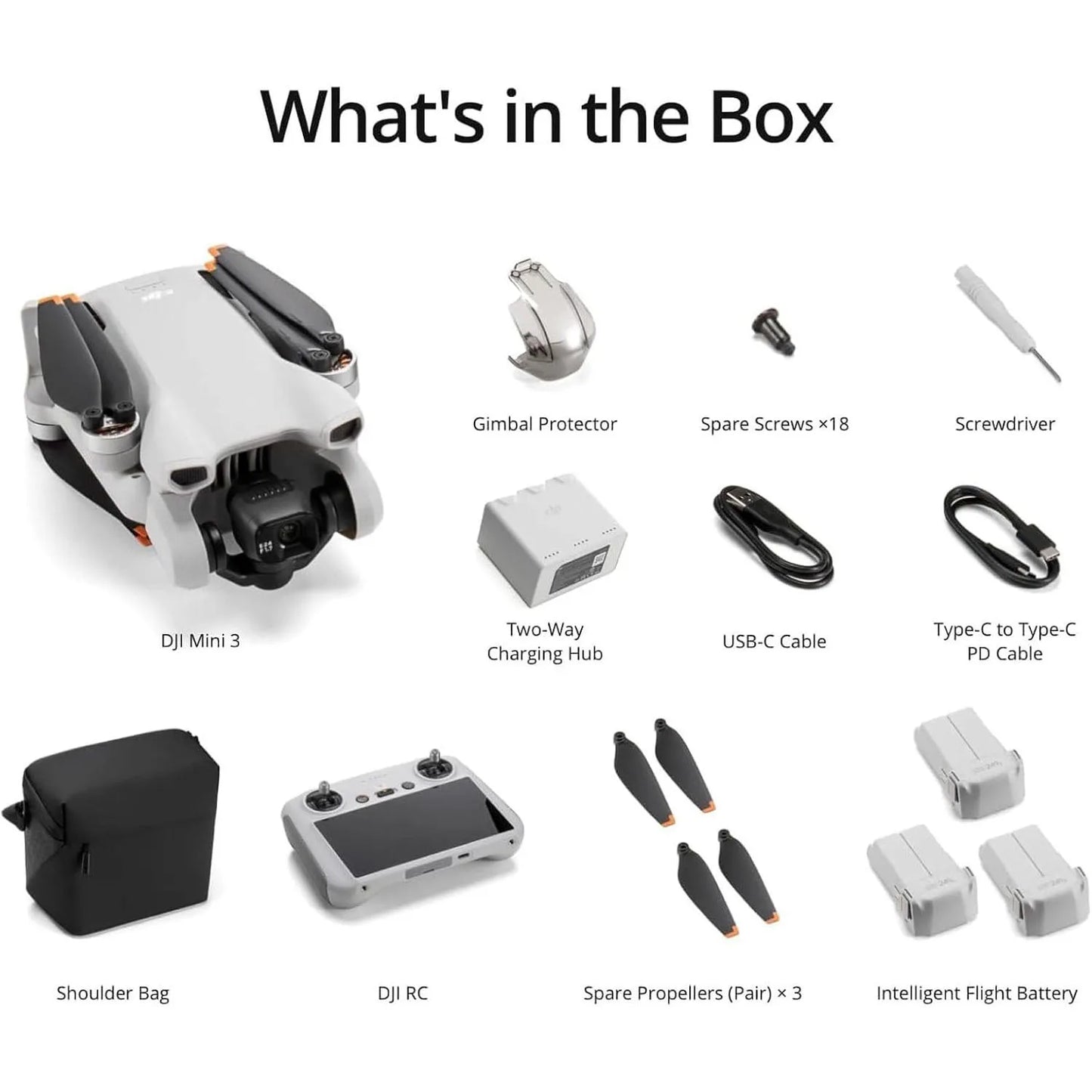 Refurbish DJI Mini 3 Drones with Camera for Adults 4K