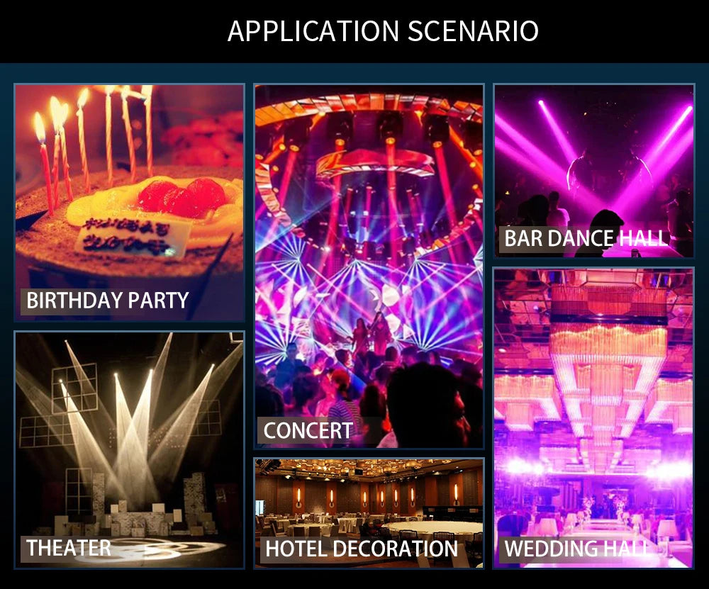 SHEHDS LED 6x18W 6in1 RGBAW+UV Battery Par Light Wireless Remote Control APP Smart Movable Handle For KTV Party Bar Party Home