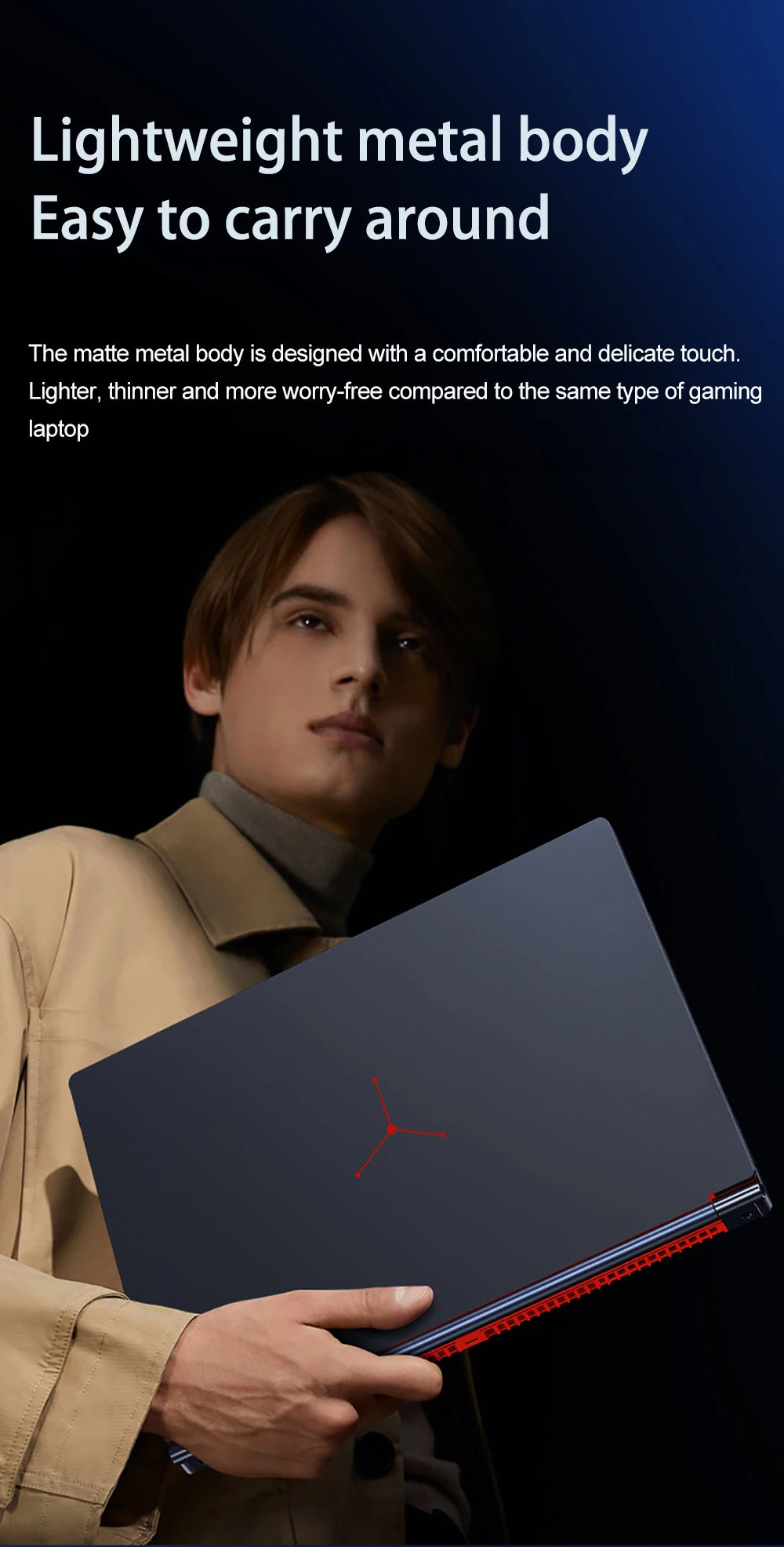 S6 laptop gamer Intel Core i9-13900HK RTX4050 6G 16.1 Inch 4800mah gaming laptop fingerprint DDR5 144 Hz lightweight laptops