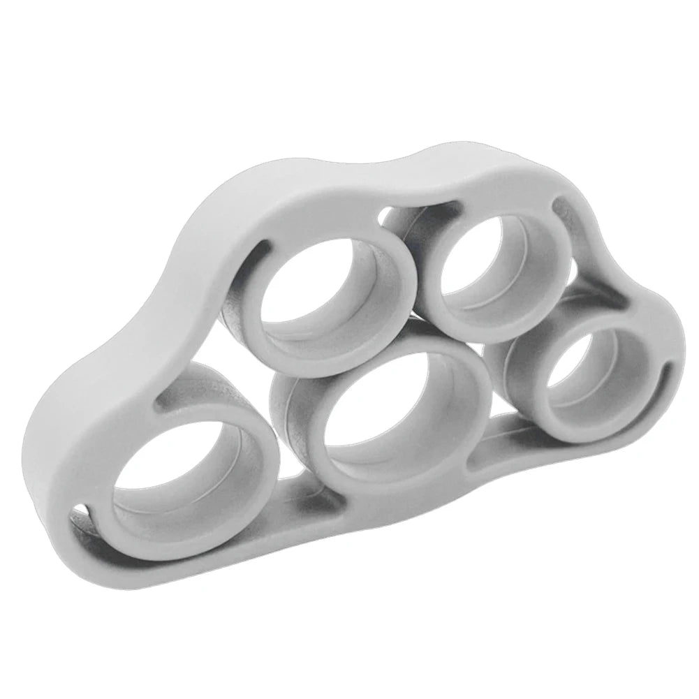 5 Finger Finger Strength Grip Band Mini Silicone Hand Exerciser Gripper Muscle Building Injury Recovery for Gym Fitness Training