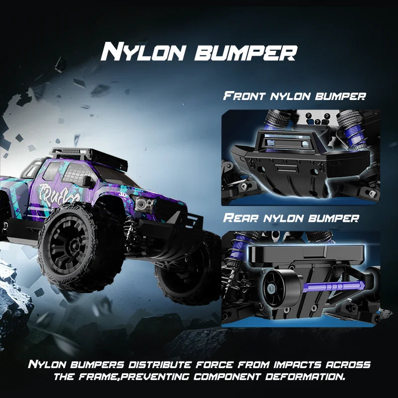 PT14R 1/14 RC Car 80km/h High Speed Off-road RC Truck Brushless 2.4G Remote Control 4WD 3S 35C 2200mAh