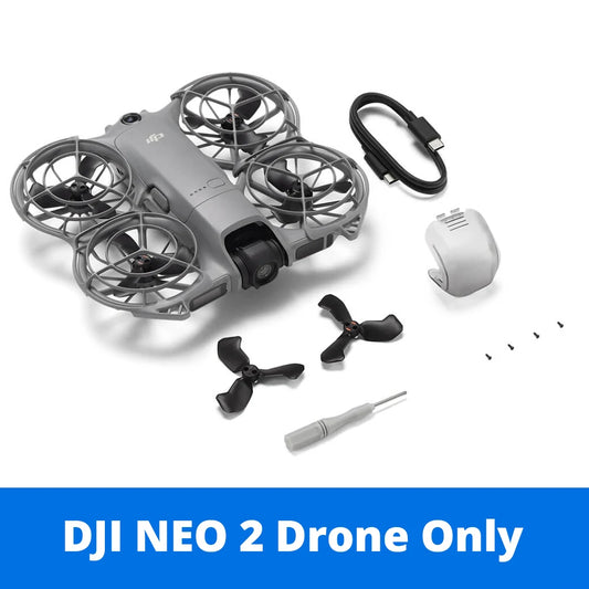 Neo 2 Drones with a Camera - 151g Lightweight UAV, Drone 4K Professional 100FPS Camera, Palm Takeoff & Gesture Control, ActiveTrack for Cycling, Omnidirectional Obstacle Avoidance