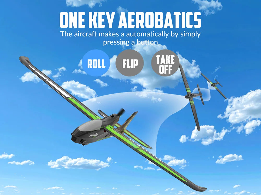 VolantexRC 76102SR Ranger 600 EPP 2.4GHz 4CH 6-Axis Gyro One Key Aerobatics XPilot Stabilization System RC Airplane Glider RTF