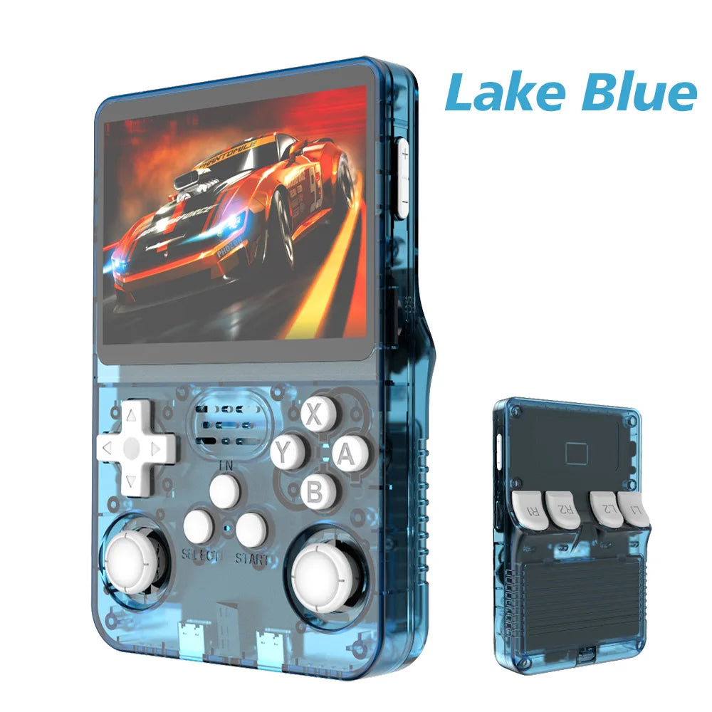 Original R36S Retro Handheld Video Game Console Linux System 3.5 Inch IPS Screen R35s Pro Portable Pocket Video Player 64GB Games 1G Ram