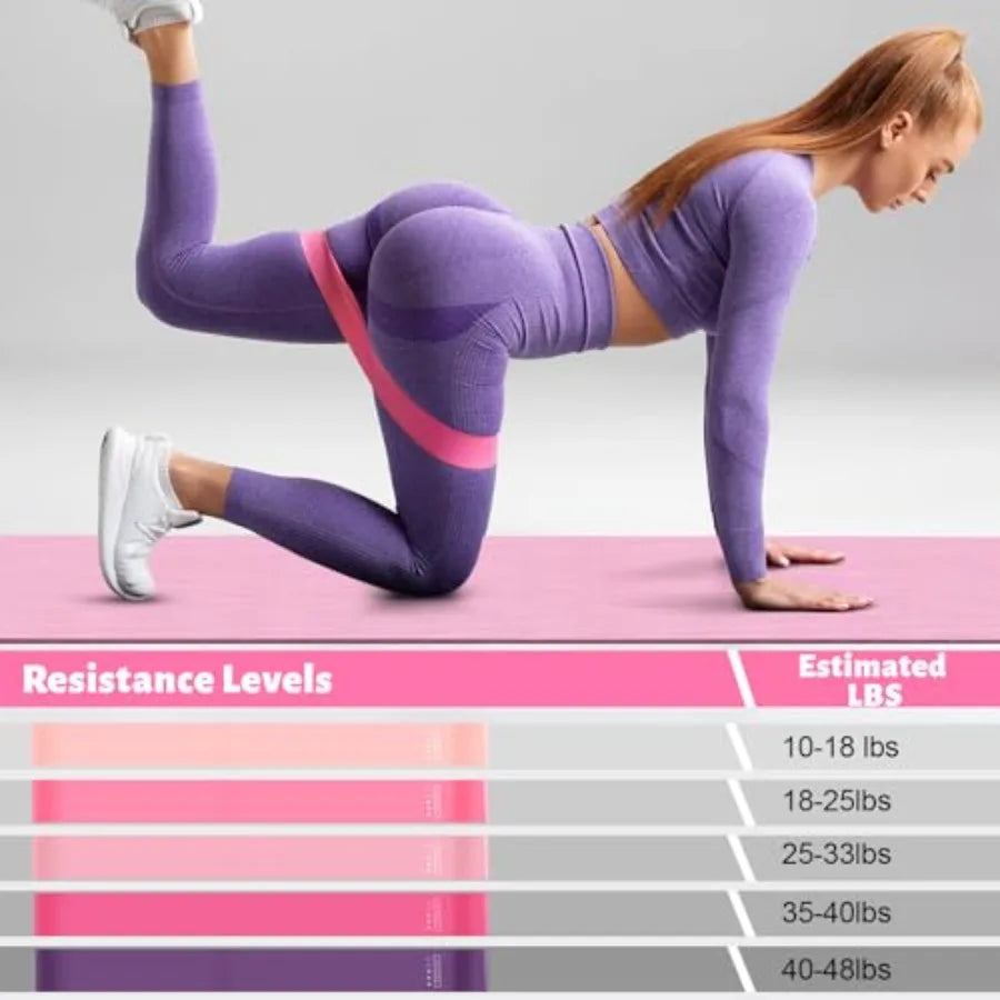 Set of 18 Pilates Ring Essential Kit for Women with Latex Tube Yoga Strap Ankle Resistance Band Arm Stretcher Socks Mat Gym Bac