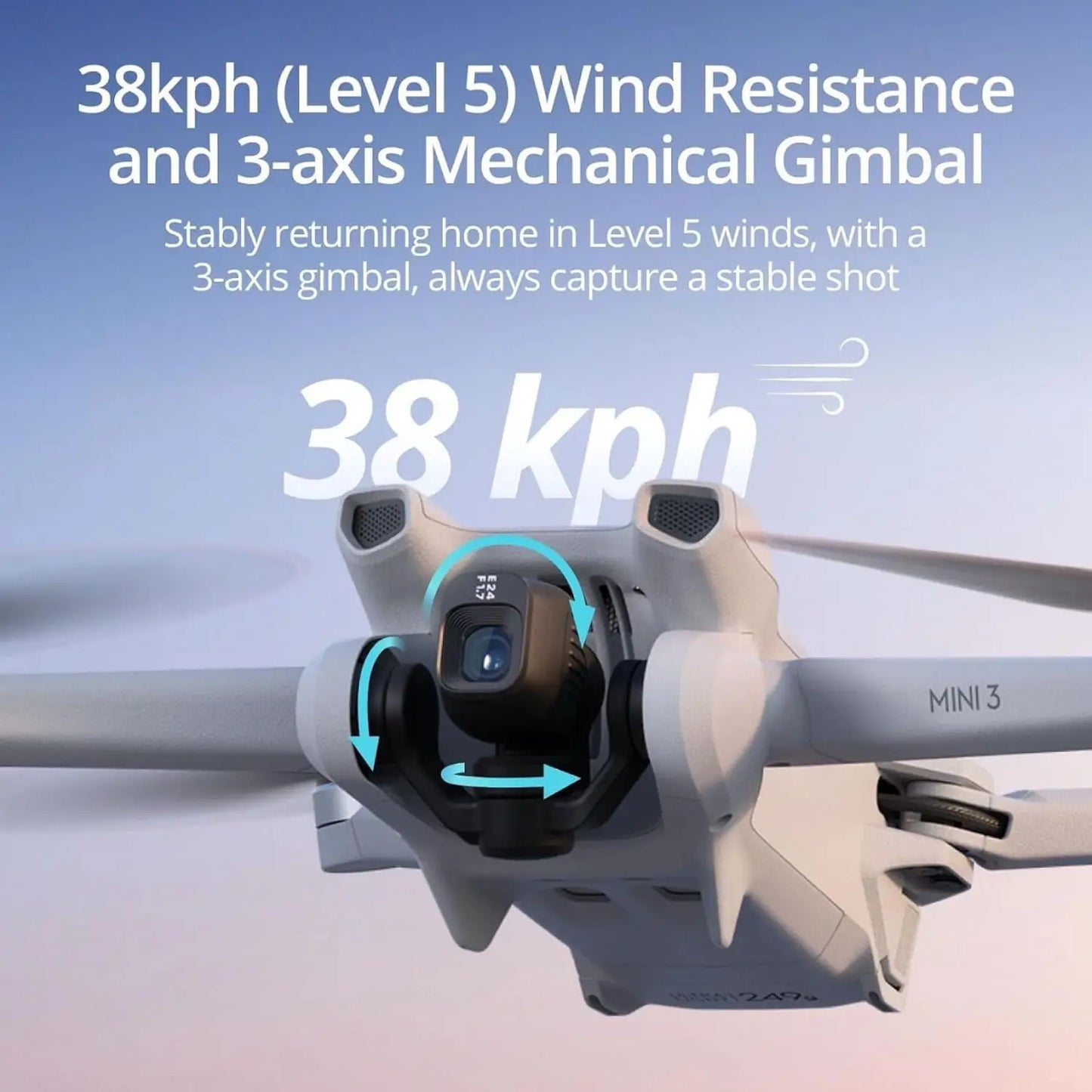 Refurbish DJI Mini 3 Drones with Camera for Adults 4K