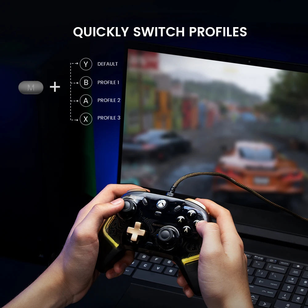 GameSir Kaleid Flux Xbox Controller Hall Effect Gamepad for Xbox Series X, Xbox Series S, Xbox One Game Console PC Joystick