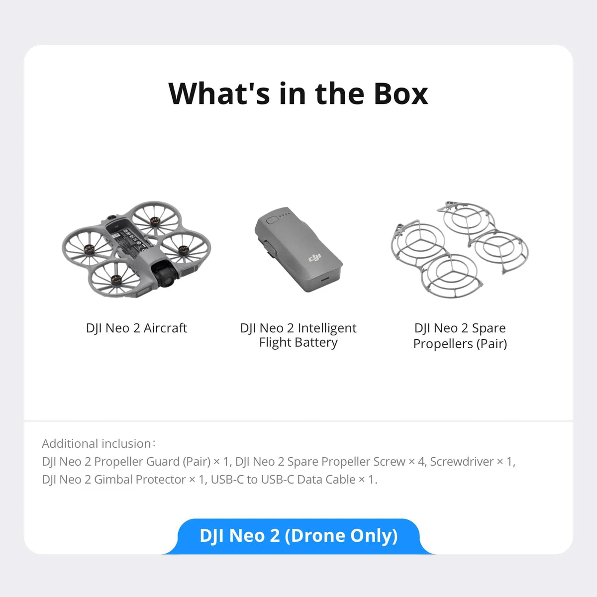 Neo 2 Fly More Combo With RC-N3 Remote Controller Drones, Stable Transmission With Digital Transceiver, Neo 2 DJI 4K Drone for Beginners Wtih 3x Batteries