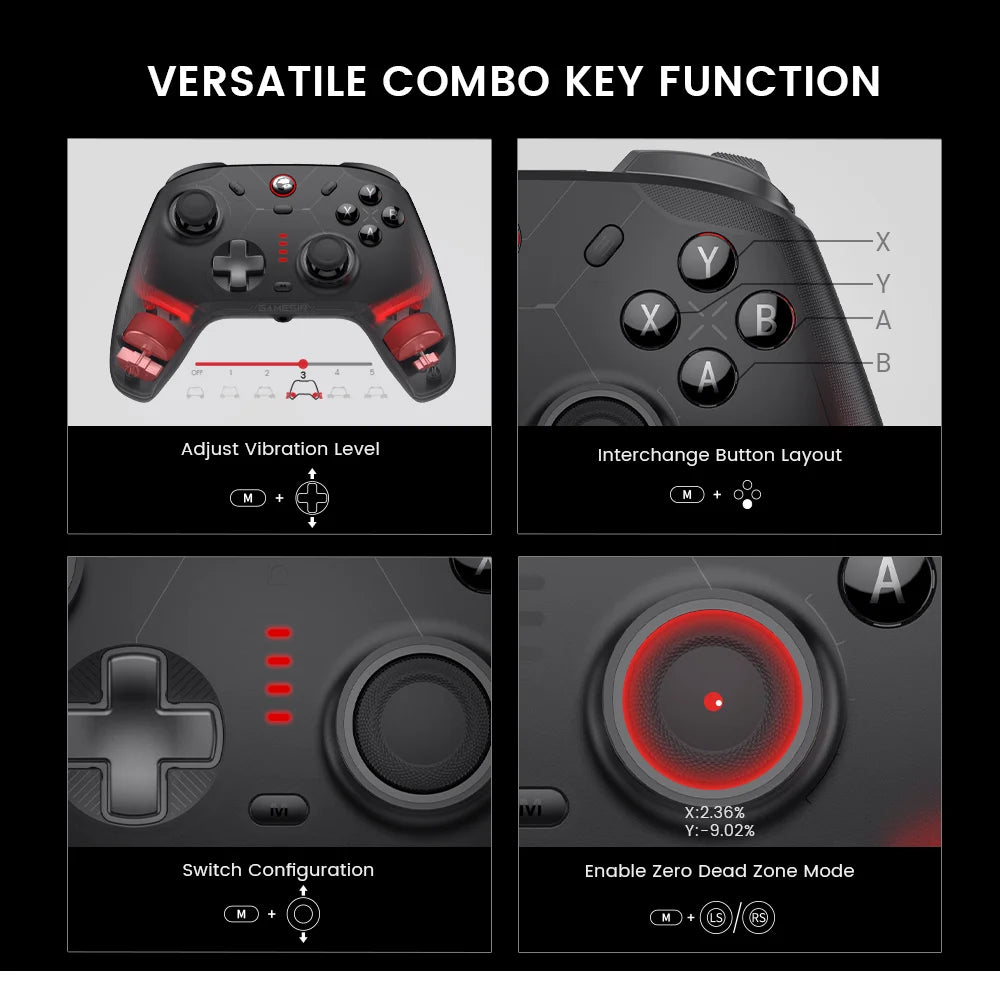 GameSir Cyclone 2 Multi-Platform Gaming Controller, Wireless for Nintendo Switch 2, PC, iOS, Android | Hall Effect, 6-Axis Gyro