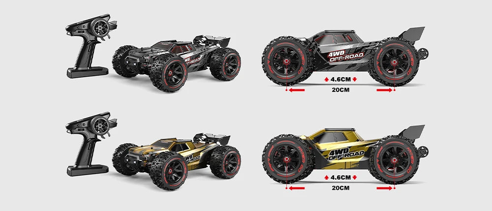 MJX 14209 14210 V3.0 1/14 RC Car 4WD Hyper Go 75km/h Brushless 2.4G Remote Control Truck Off-road Racing RC Truck Hobby RC Toy
