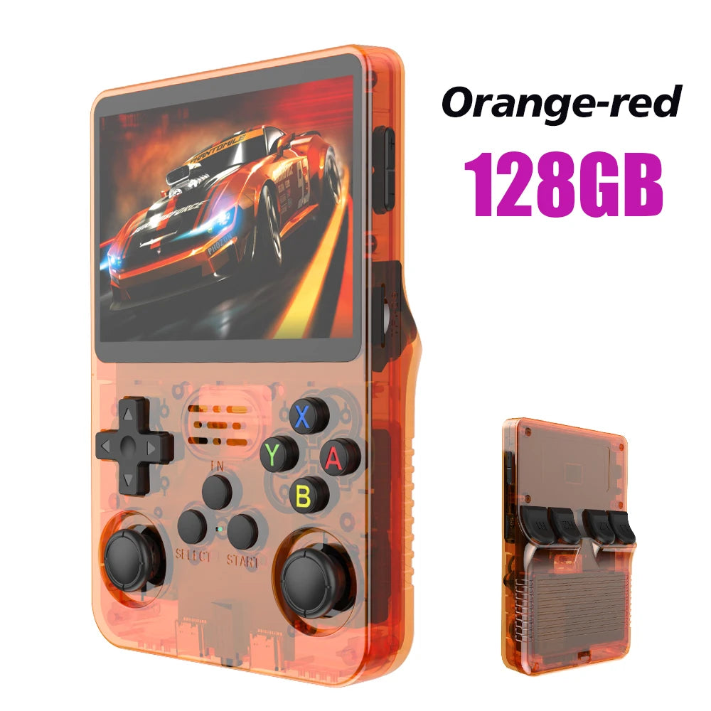 Original R36S Retro Handheld Video Game Console Linux System 3.5 Inch IPS Screen R35s Pro Portable Pocket Video Player 64GB Games 1G Ram