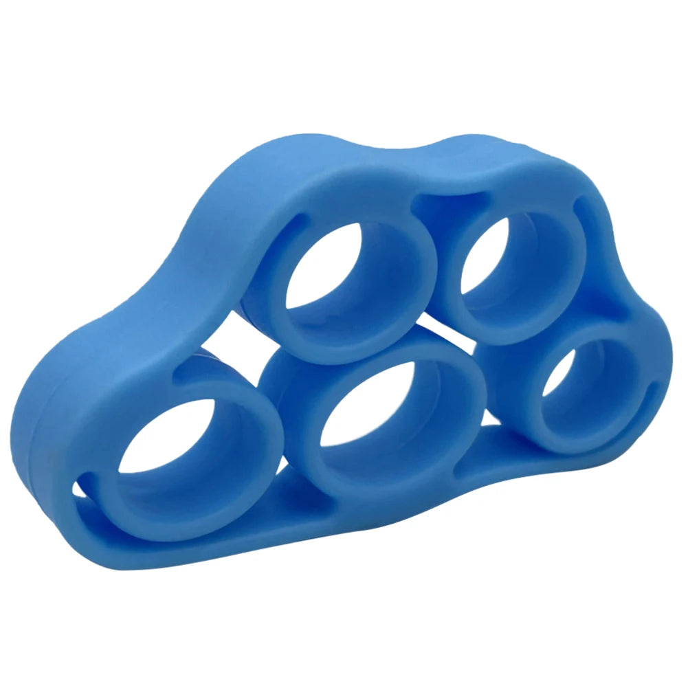 5 Finger Finger Strength Grip Band Mini Silicone Hand Exerciser Gripper Muscle Building Injury Recovery for Gym Fitness Training