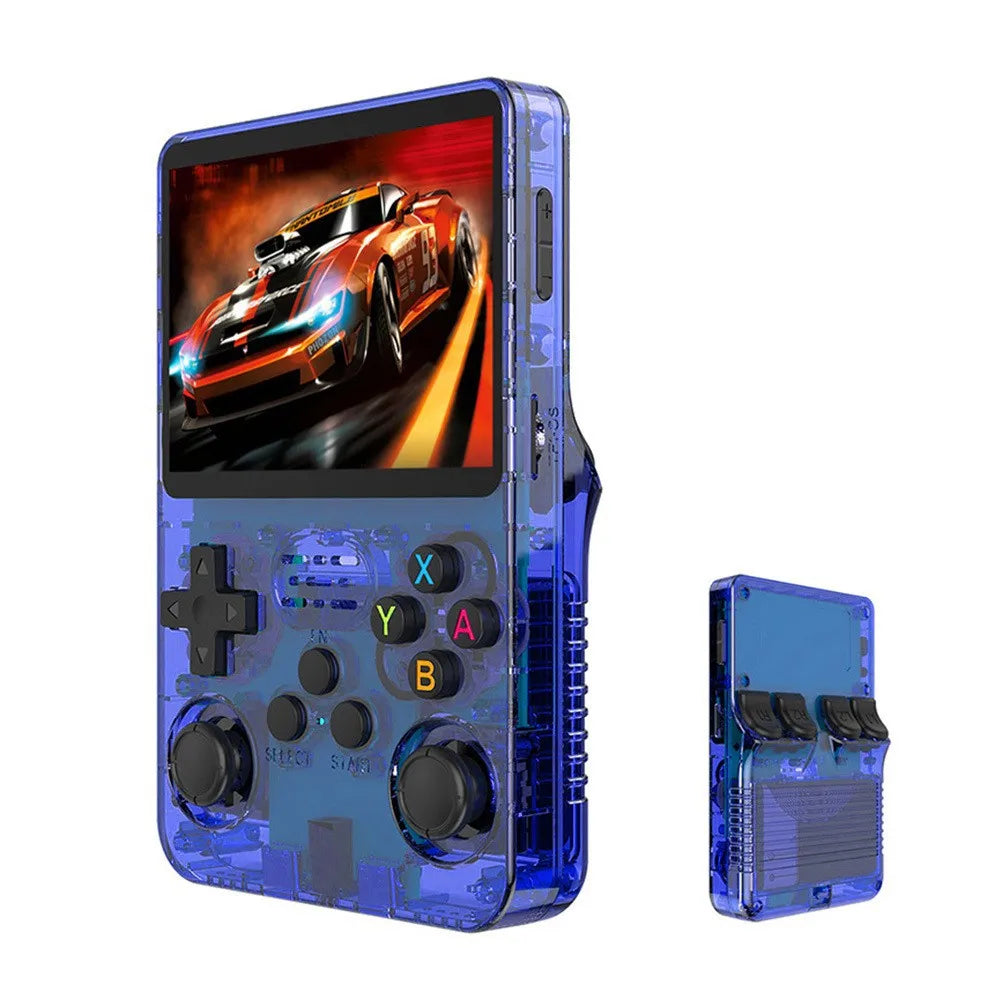 Original R36S Retro Handheld Video Game Console Linux System 3.5 Inch IPS Screen R35s Pro Portable Pocket Video Player 64GB Games 1G Ram