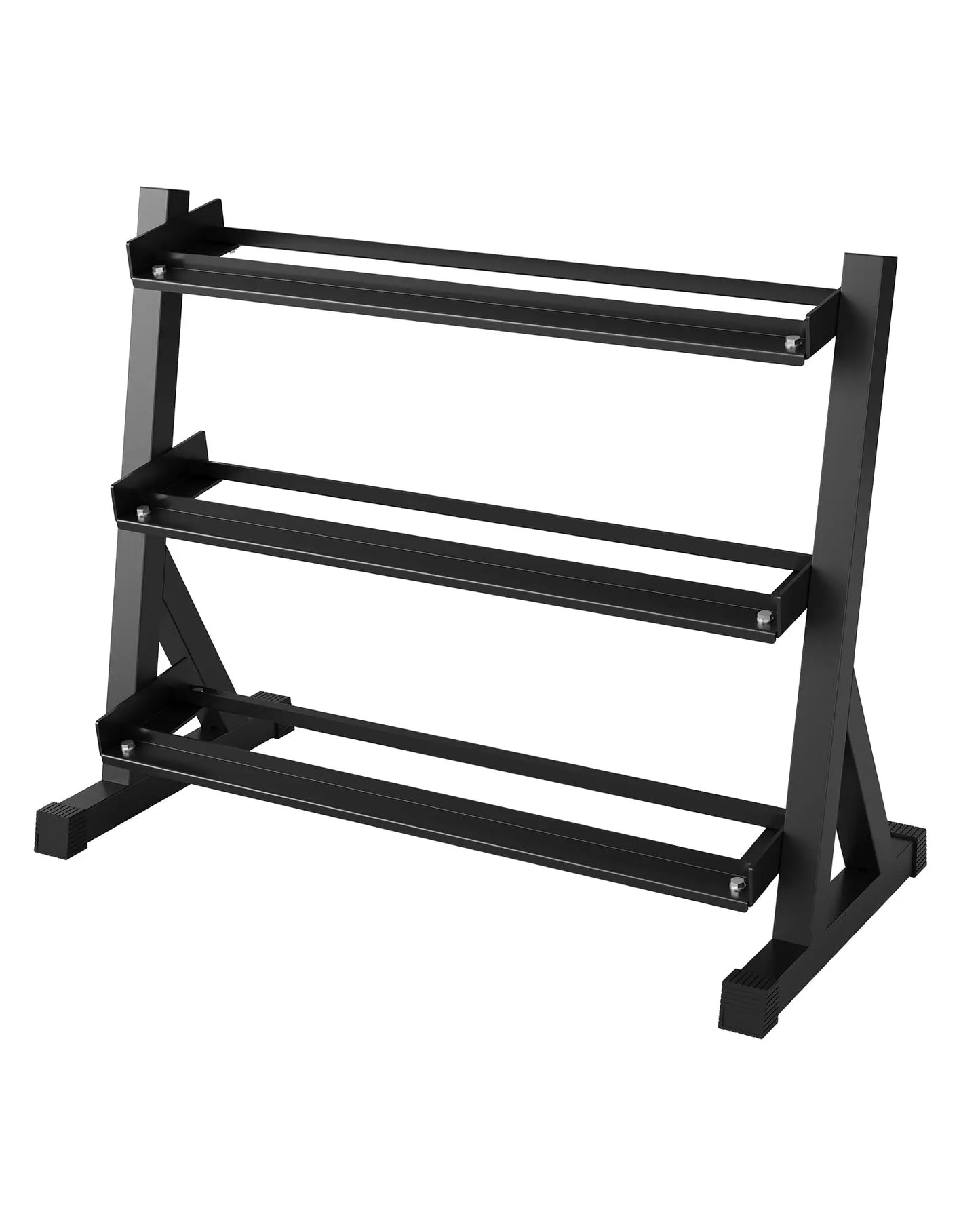 Dumbbell Rack Stand Only, Weight Rack Storage for Home Gym Dumbbells, Rubber Guard Protectors