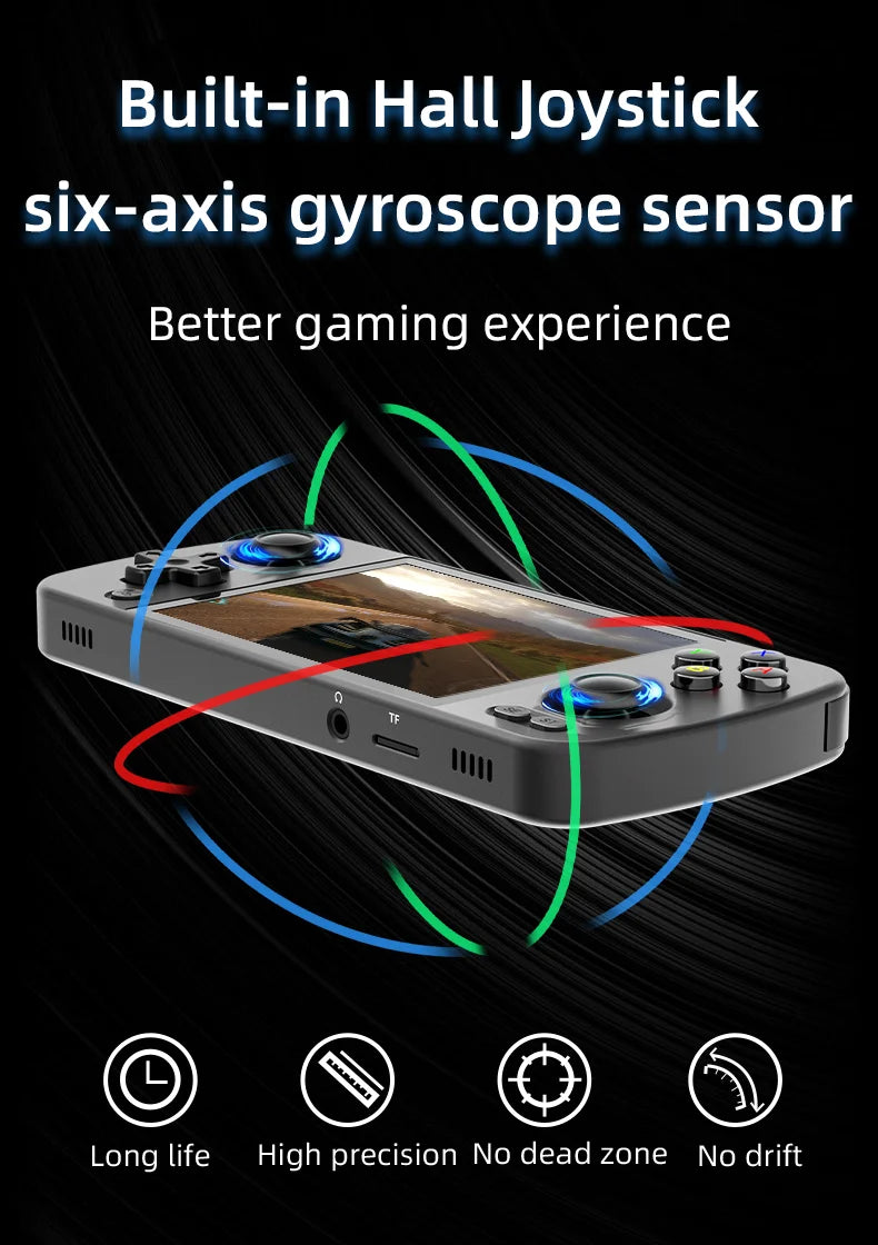 RG405M Metal Handheld Game Console Android 12 System Unisoc Tiger T618 4 Inch IPS Screen Game Player Support OTA Update