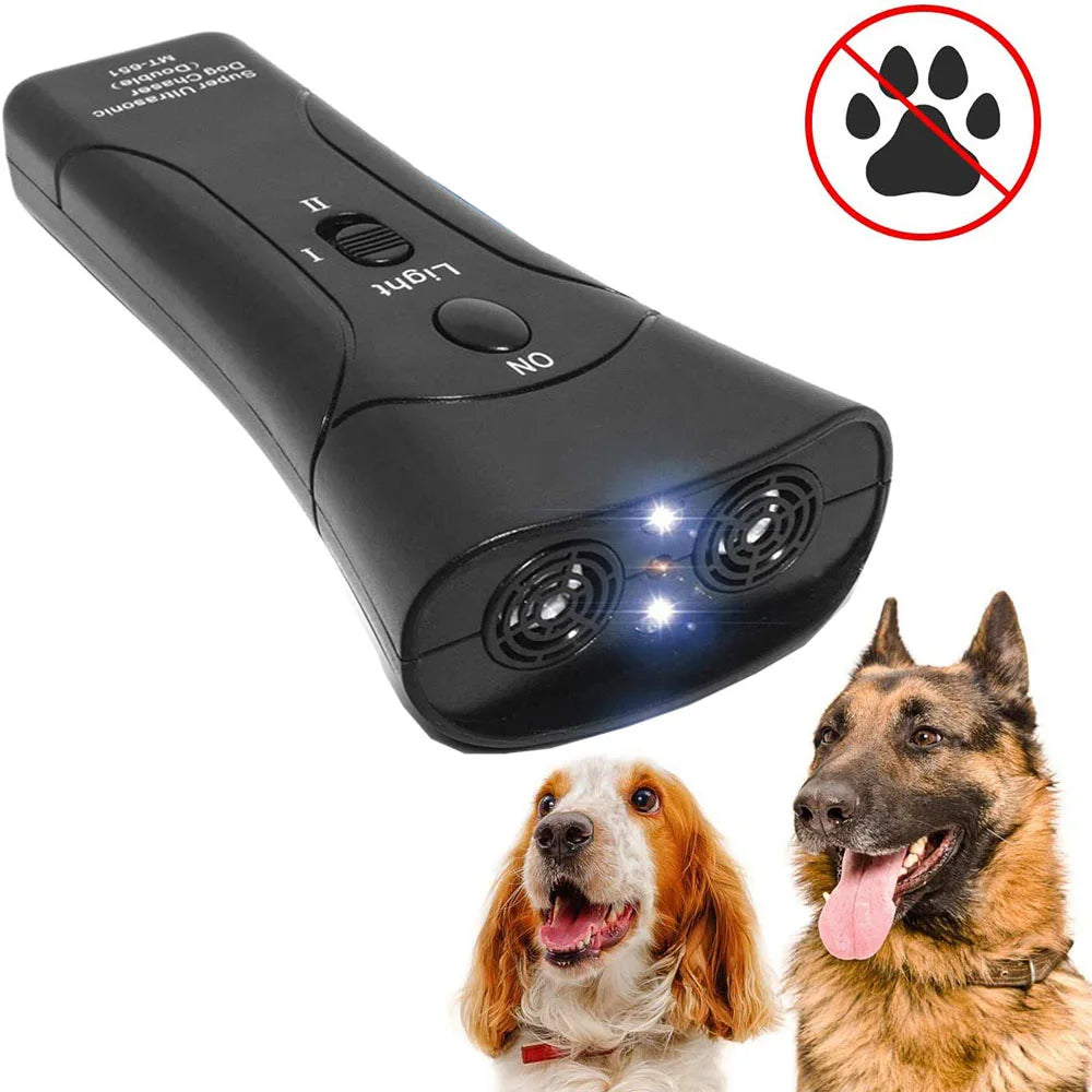 Pet Dog Repeller Anti Barking Stop Bark Training Device Trainer Anti Barking Ultrasonic Without Battery dog