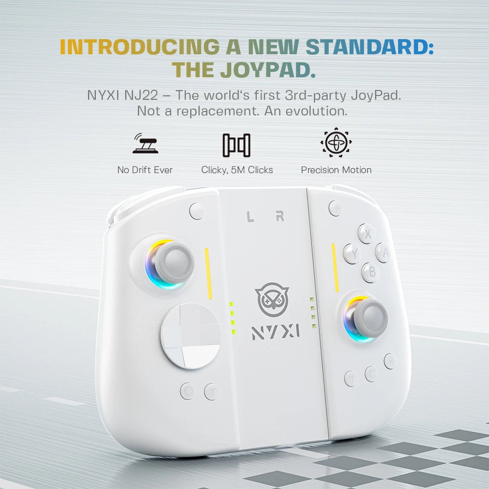 NYXI Hyperion 3 Wireless JoyPad for Switch 2 WHITE