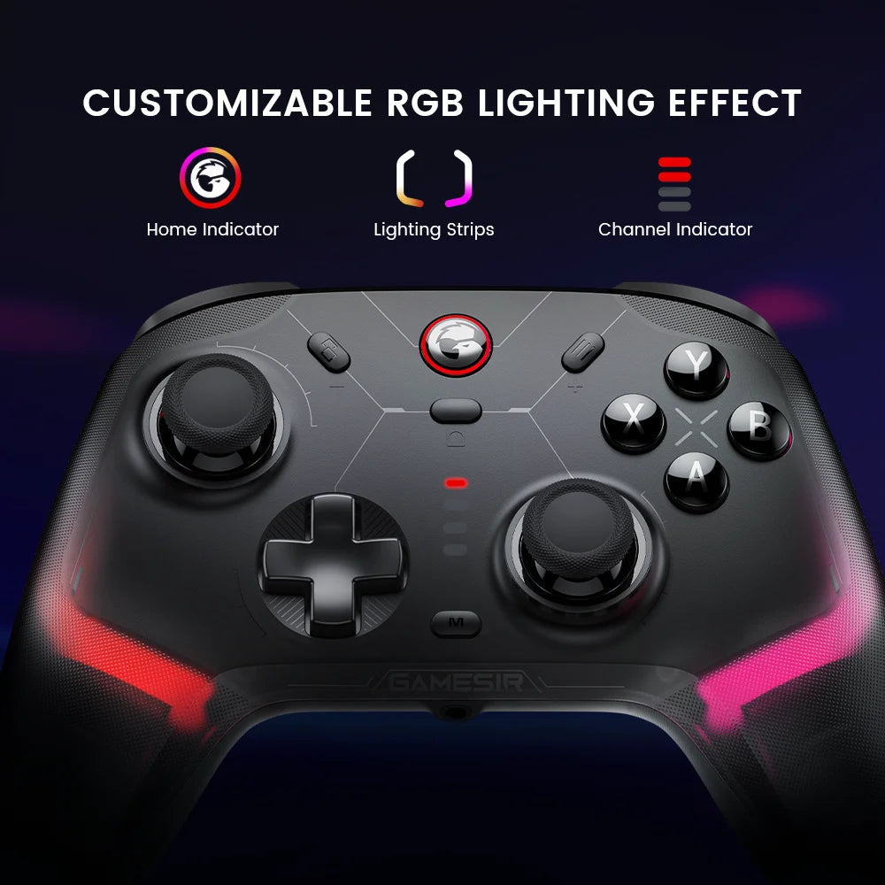 GameSir Cyclone 2 Multi-Platform Gaming Controller, Wireless for Nintendo Switch 2, PC, iOS, Android | Hall Effect, 6-Axis Gyro
